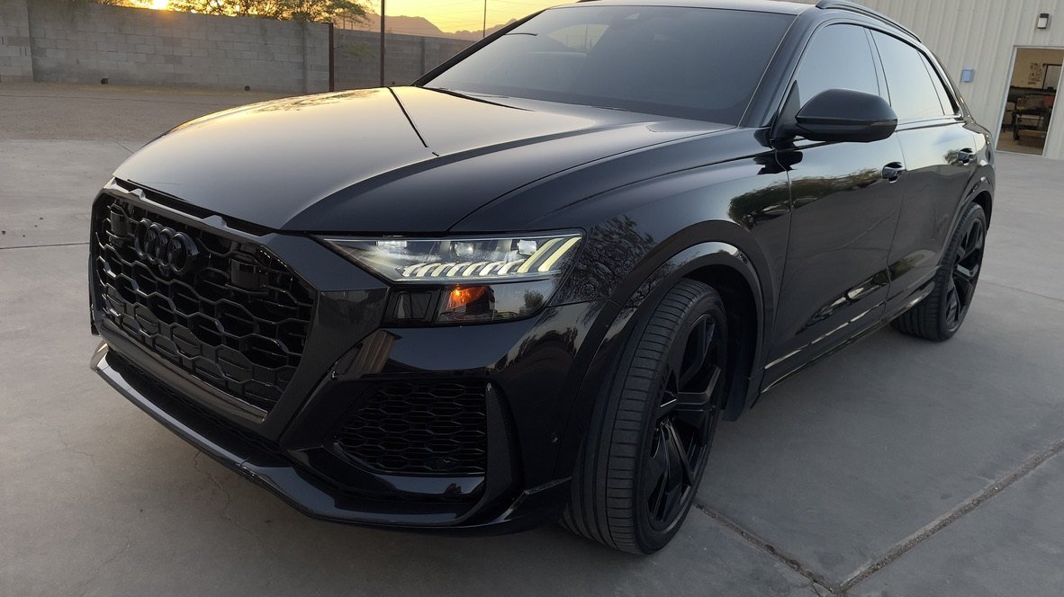 Audi RS Q8 ceramic coated at Elite Auto Spa
