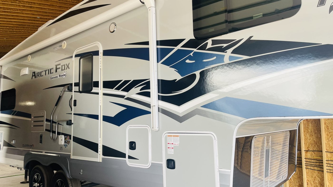 Arctic Fox fifth wheel RV ceramic coated