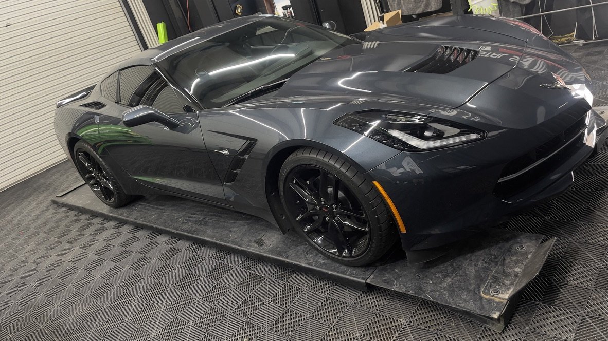 Corvette Stingray ceramic coated at Elite Auto Spa