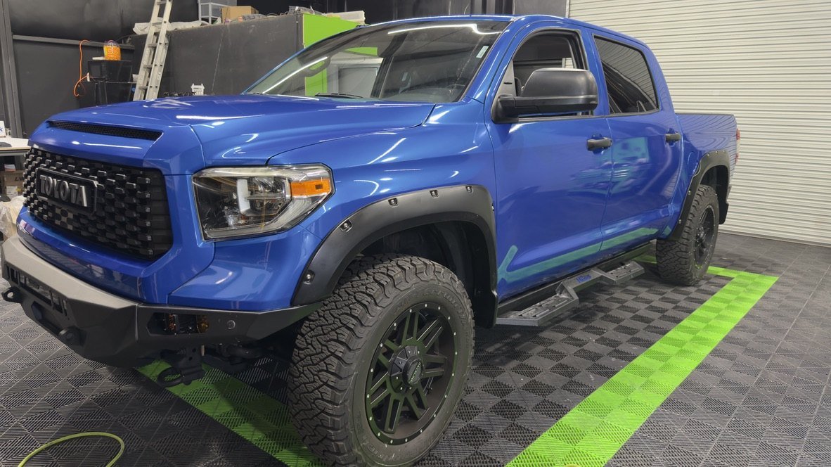 Toyota Tundra TRD ceramic coated at Elite Auto Spa