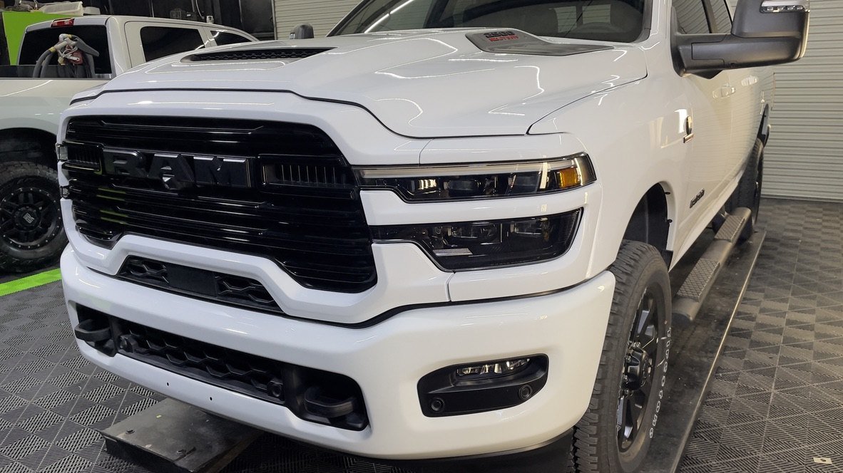 Ram 2500 with paint protection film at Elite Auto Spa