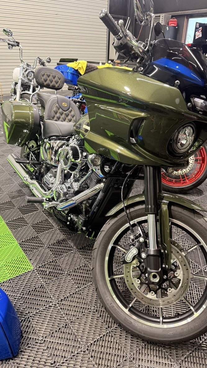 Harley-Davidson ceramic coated at Elite Auto Spa