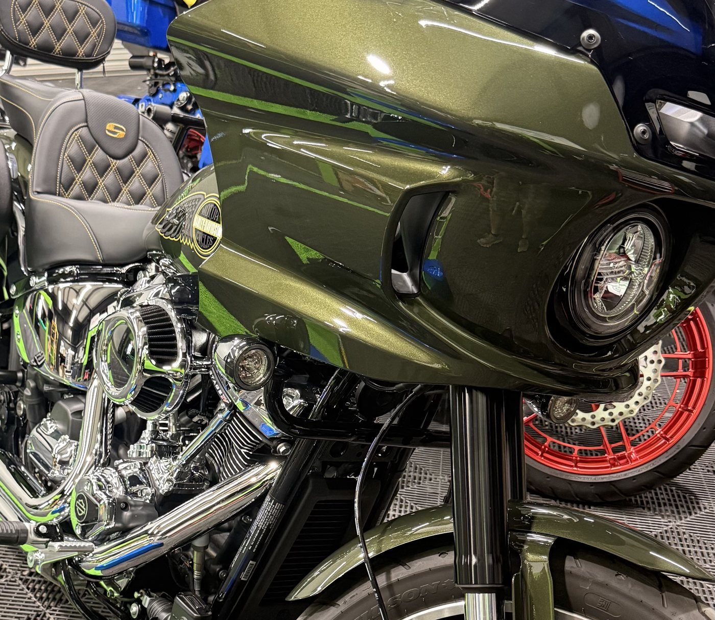 Harley-Davidson Road Glide ceramic coated at Elite Auto Spa