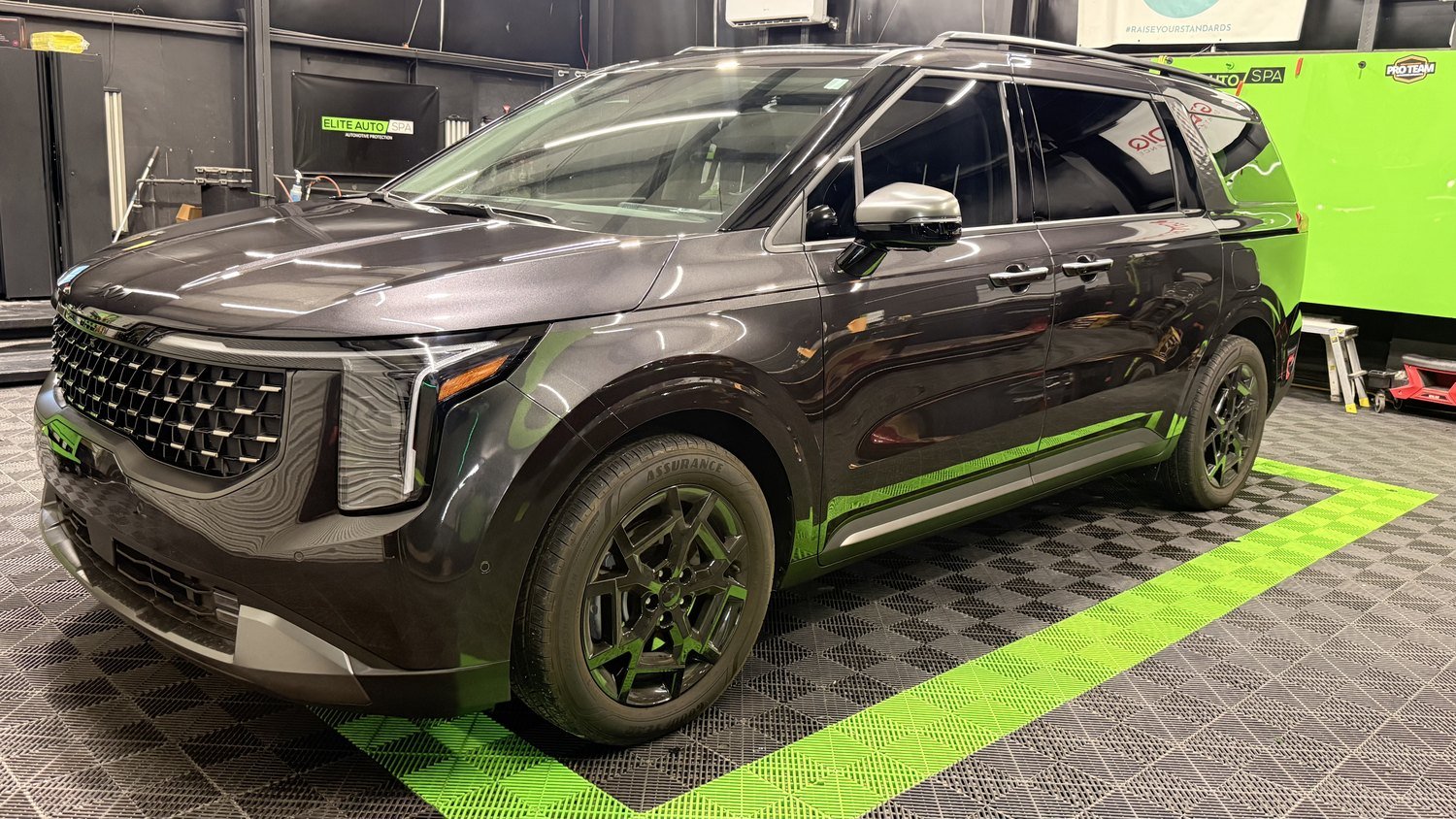 Kia Carnival ceramic coated at Elite Auto Spa in San Tan Valley