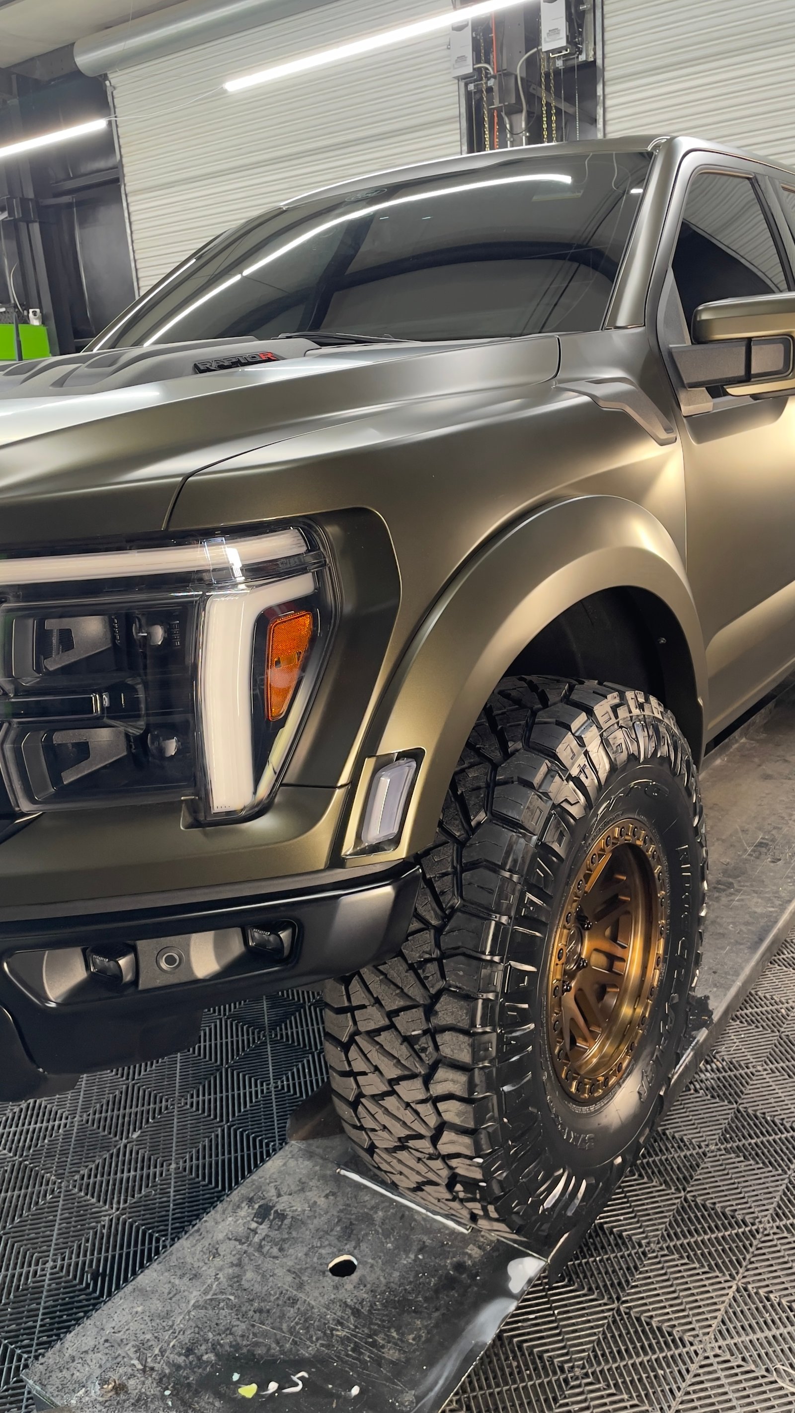 Satin PPF finish example