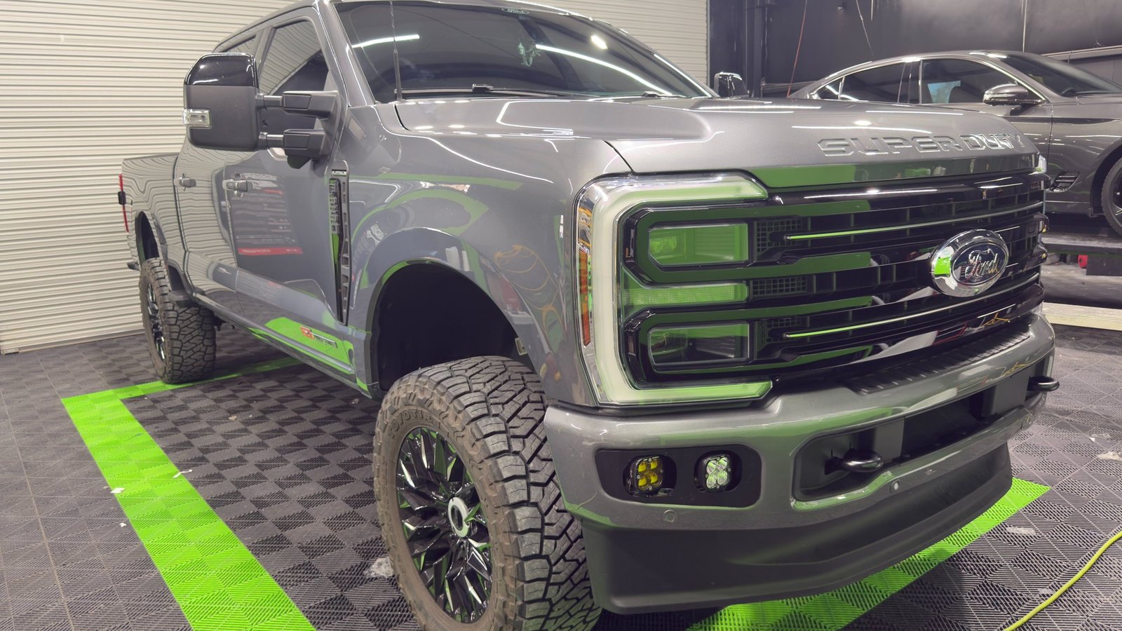 Ford Super Duty Platinum in the Elite Auto Spa shop, San Tan Valley Arizona